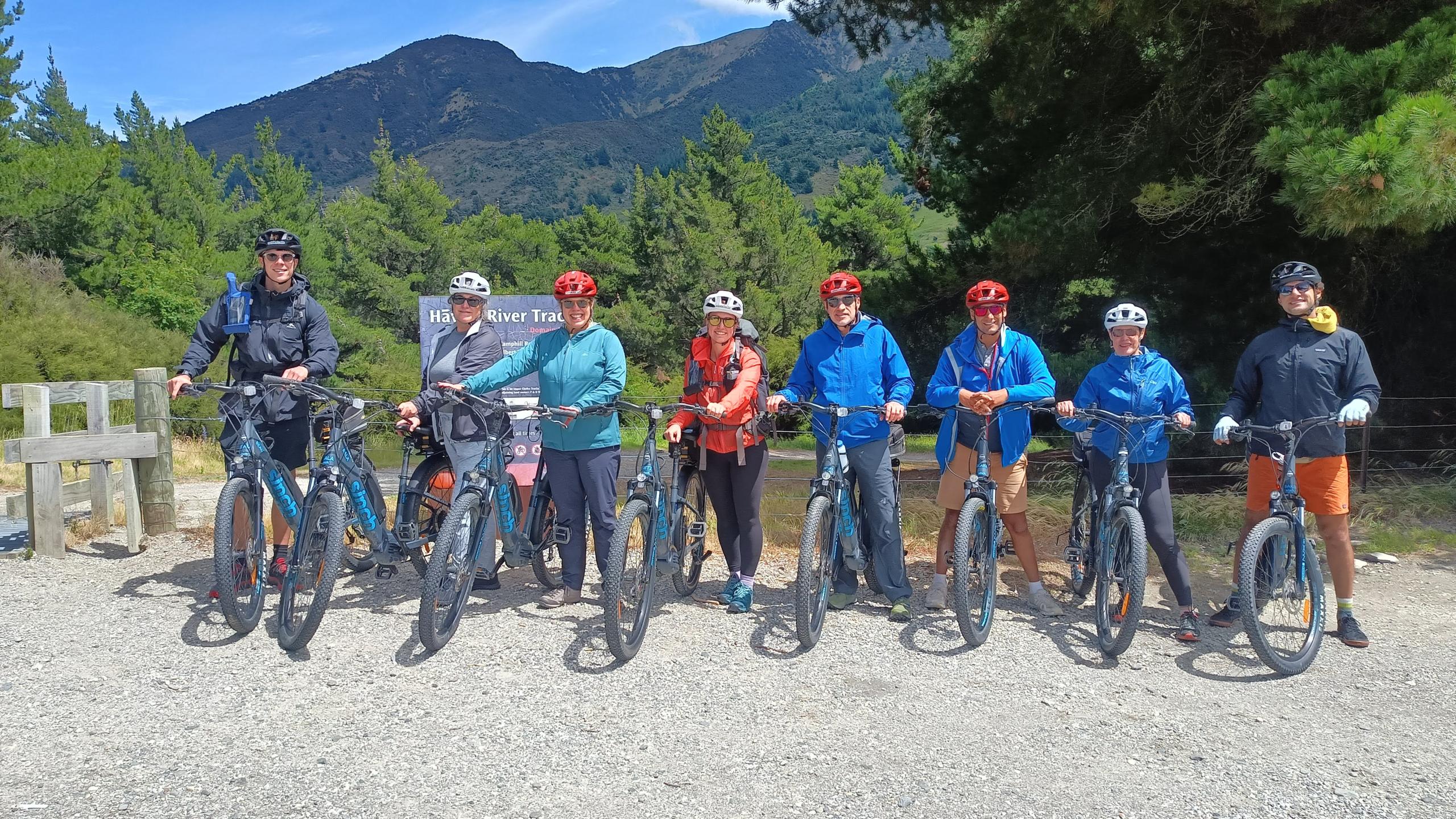 Hawea River Track Entrance Family Group v2