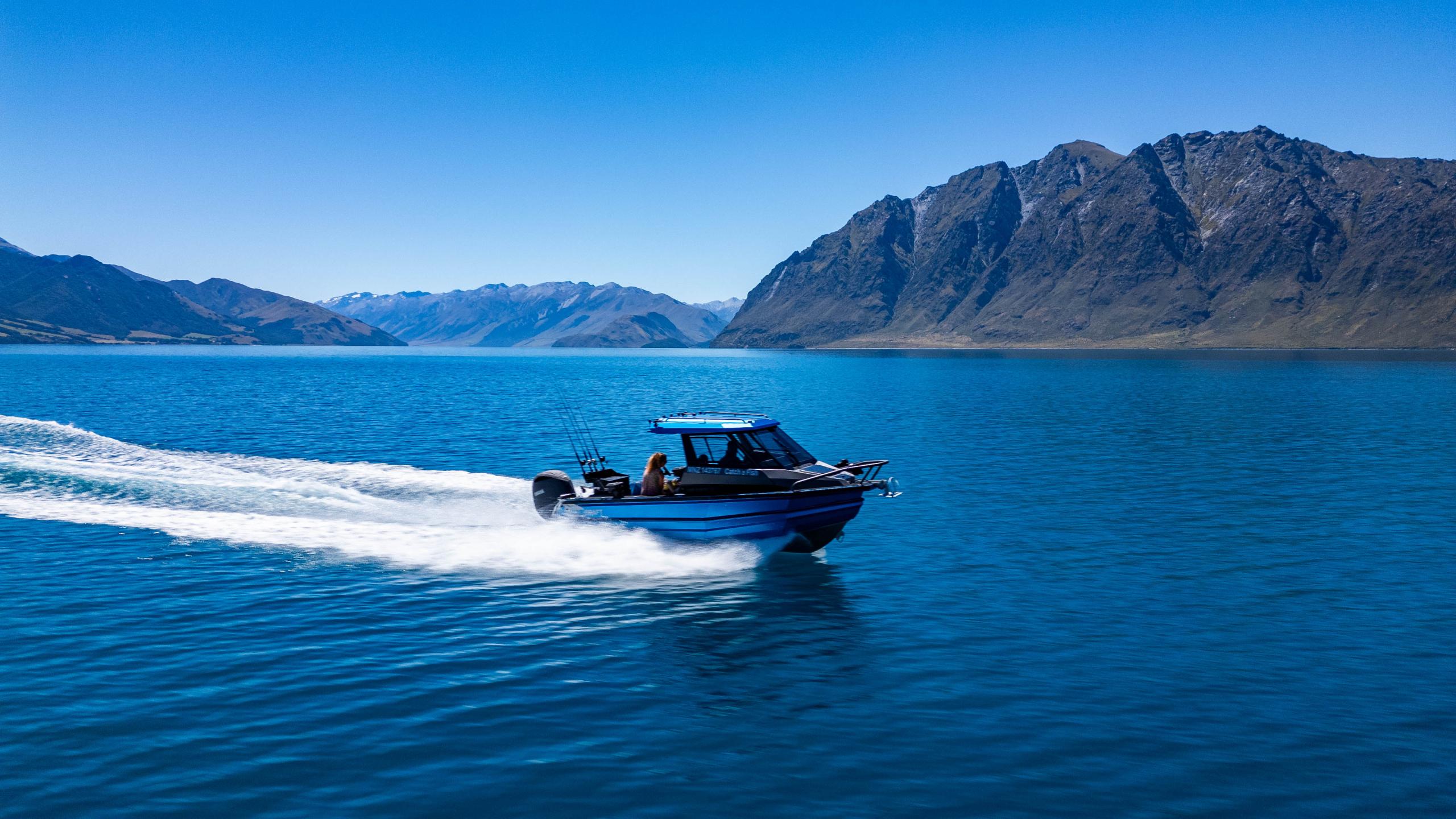 catch a fish lake wanaka fishing charter boat