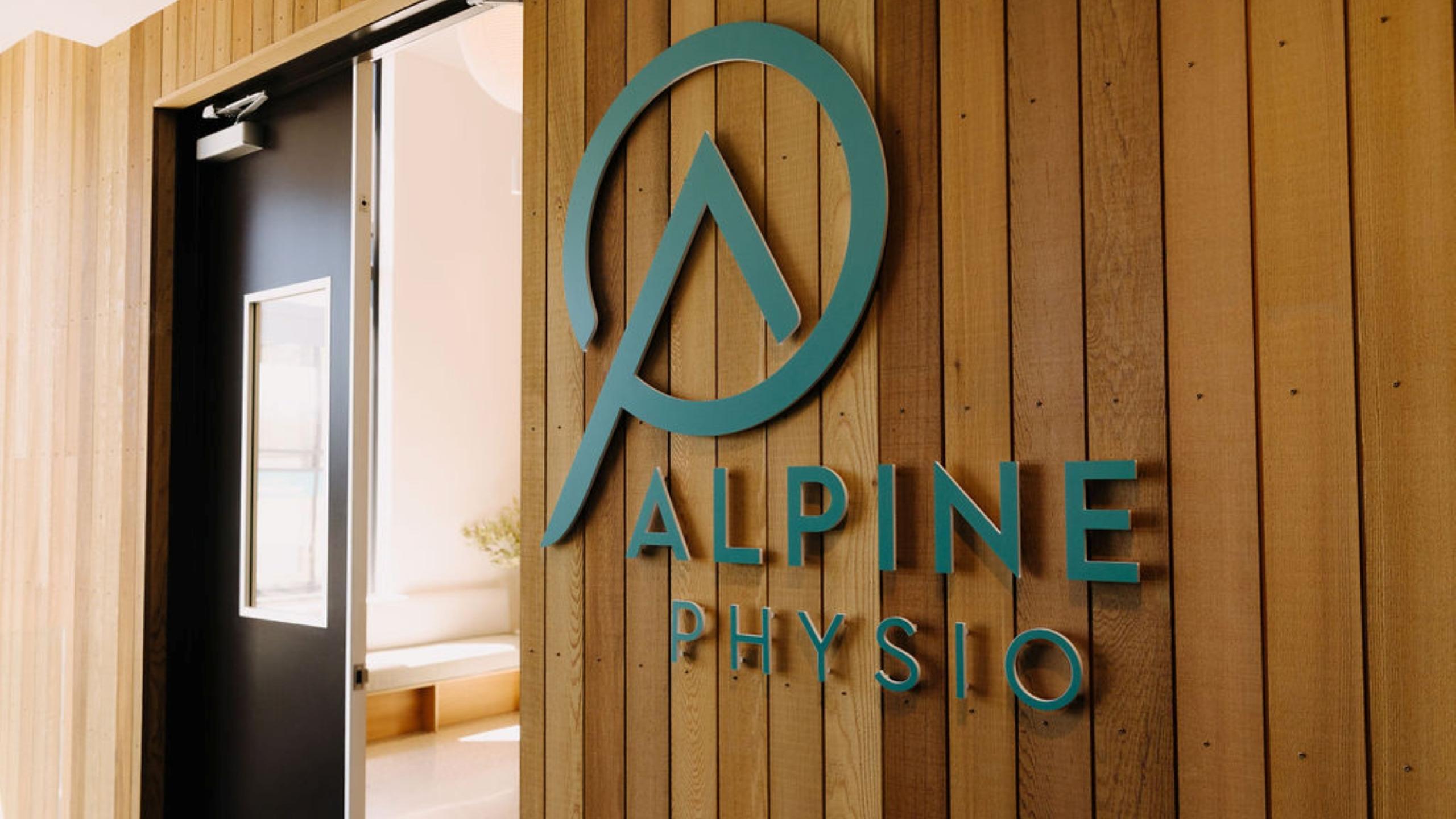 Alpine Physiotherapy Wanaka clinic entrance in Three Parks