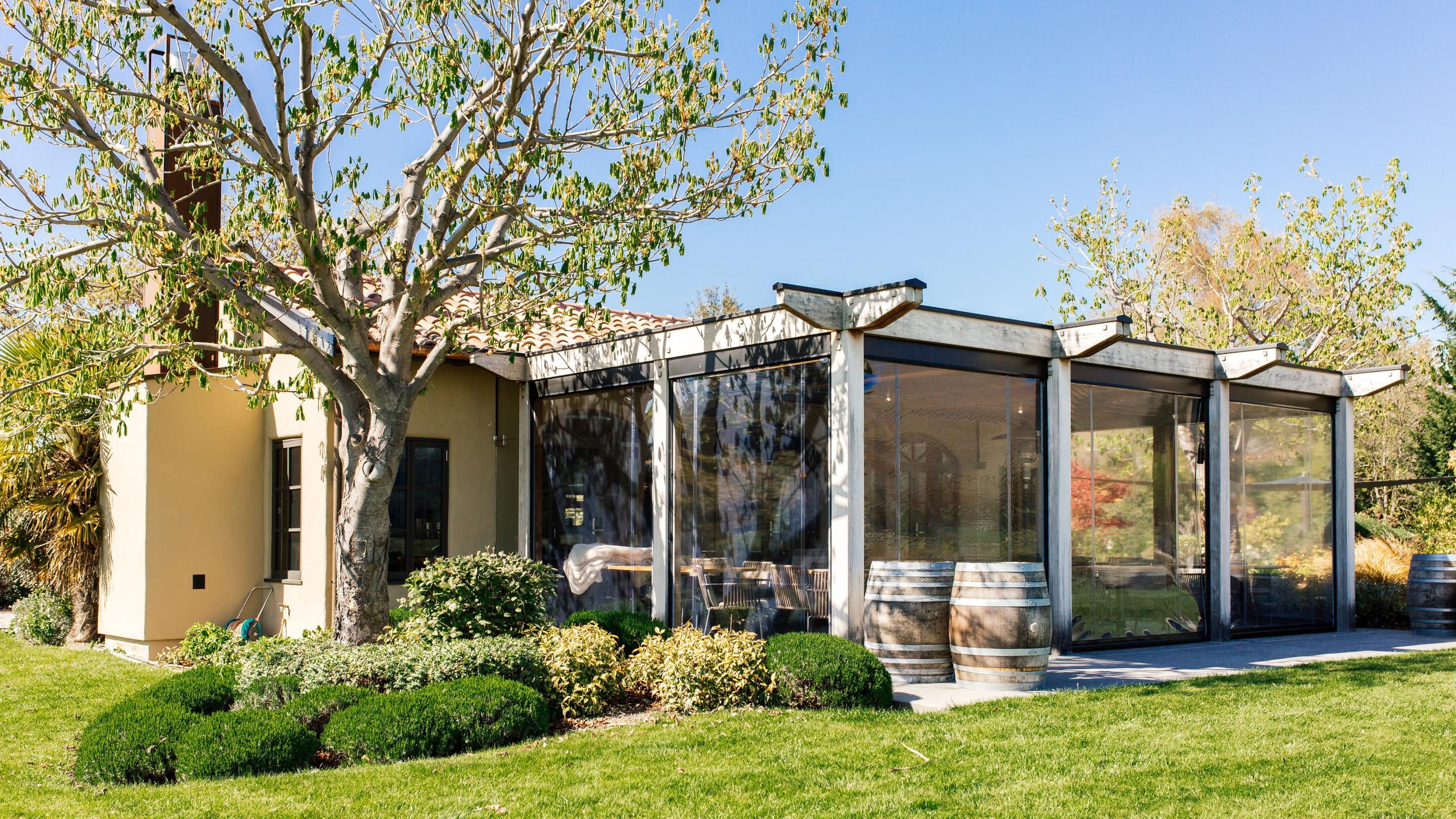 outside of the tasting room